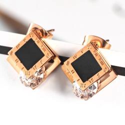  YA-17768 Fülbevaló - Arany/Fekete