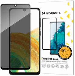 Wozinsky Privacy Glass Edzett védőüveg Samsung Galaxy A33 5G telefonra - Fekete