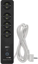 EMOS GoSmart 4 Plug + 2 USB 2 m Switch (P1422ST)