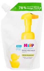 Hipp Babysanft Washing Foam 250 ml gyengéd krémes mosóhab arcra és kézre Refill gyermekeknek
