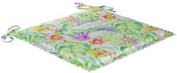 vidaXL Perne de scaun, model frunze, 2 buc. , 50x50x3 cm, textil Oxford (314065)