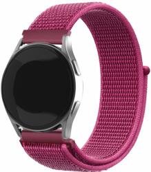 Eternico Airy Universal Quick Release 22 mm - Beet Red and Pink edge (AET-UN22AY-BeReP)