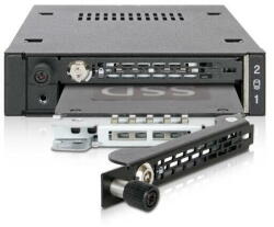 RaidSonic Rack ICY Dock 2x6, 3cm SATAI-III/SAS HDD&SSD in 1x3, 5" TRAY intern bulk (MB492TKL-B)