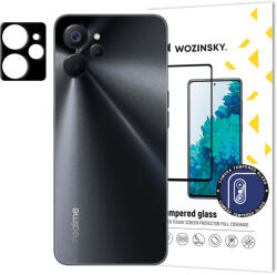 Wozinsky Realme 10 5G / Realme 9i 5G Wozinsky Full Camera Glass 9H kameralencse védő üvegfólia fekete