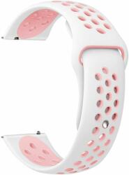 Eternico Sporty Universal Quick Release 22mm - Pure Pink and White (AET-U22SP-PiWh)