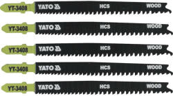 YATO YT-3408 Dekopírfűrészlap T13-8TPI 115/90 mm HCS (5 db/cs) (YT-3408)