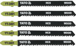 YATO YT-3401 Dekopírfűrészlap T10TPI 100/75 mm HCS (5 db/cs) (YT-3401)
