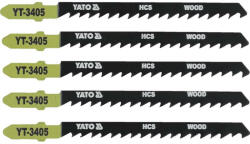 YATO YT-3405 Dekopírfűrészlap T6TPI 100/75 mm HCS (5 db/cs) (YT-3405)