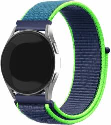 Eternico Airy Universal Quick Release 20 mm - Night Blue and Green edge (AET-UN20AY-NiBlG)