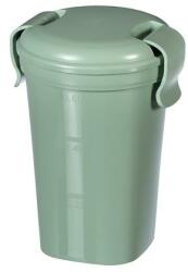 Keter Ételtartó pohár, 600ml, műanyag, CURVER, Lunch&Go , zöld (KHMU233)
