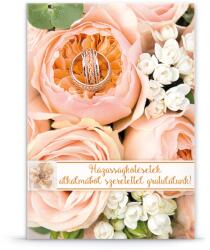 Ars Una esküvői extra borítékos képeslap F virágos (6378) (30063785)