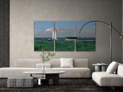  Festés számok szerint - Világítótorony (3 db-os készlet) Méret: 30x40cm (3db), Keretezés: Keret nélkül (csak a vászon)