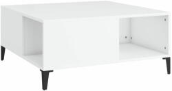 vidaXL fehér szerelt fa dohányzóasztal 80x80x36, 5 cm 821100