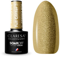 Claresa HIbrid zselés körömlakk FULL GLITTERS 3 -5g