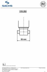 SACHS 318202 Amortizor