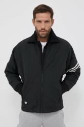 adidas Originals rövid kabát férfi, fekete, átmeneti, oversize - fekete M - answear - 46 990 Ft