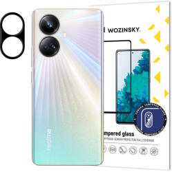 Wozinsky Realme 10 Pro Plus Wozinsky Full Camera Glass 9H kameralencse védő üvegfólia fekete