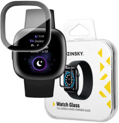 WOZINSKY Google Fitbit Versa 4 Wozinsky Hibrid kijelzővédő üvegfólia fekete