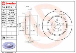 BREMBO Disc frana BREMBO 08. E033.11 - automobilus