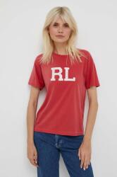 Ralph Lauren pamut póló piros - piros XS - answear - 31 990 Ft