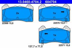 ATE set placute frana, frana disc ATE 13.0460-4704.2 (13.0460-4704.2)