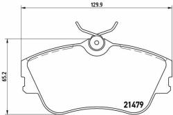 BREMBO set placute frana, frana disc BREMBO PRIME LINE P 85 029 (P 85 029)
