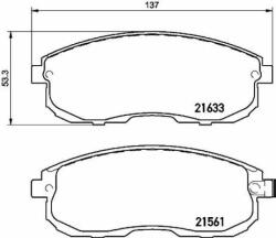 BREMBO set placute frana, frana disc BREMBO P 79 030 - automobilus