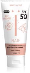 Naif Baby & Kids Sun Cream SPF 50 crema pentru protectie solara pentru bebeluși și copii mici SPF 50 100 ml