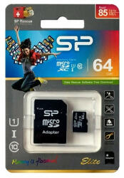 Silicon Power Elite microSDXC 64GB + Adapter (SP064GBSTXBU1V10S)
