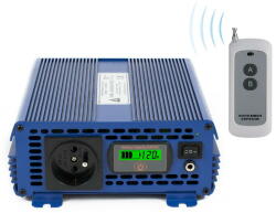 AZO Digital 12 VDC / 230 VAC ECO MODE SINUS IPS-1000S PRO 1000W voltage converter (AZO00D1226) - vexio