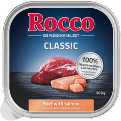 Rocco Rocco Classic Tăvițe 9 x 300 g - Vită cu somon