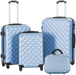Timeless Tools Set valiza de calatorie cu geanta cosmetica-albastru otel (HOP1001471-2) Valiza