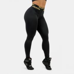 NEBBIA Colanți pentru femei Classic High Waist Intense Perform Black/Gold XS