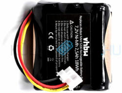 VHBW Akkumulátor iRobot 4409709, GPRHC202N026, W206001001399 - 2500mAh, 7.2V, NiMH (WB-888100126)