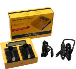 Patona Incarcator acumulatori 18650 Patona Dual LCD USB (PT-7682)