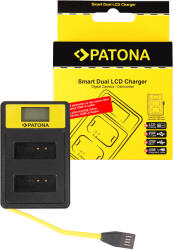 Patona Incarcator acumulatori dublu Patona Smart Dual LCD USB Canon LP-E12 Patona (PT-141652)