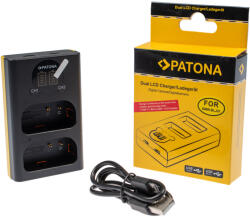 Patona Incarcator acumulatori Panasonic DMW-BLJ31 Patona Dual LCD USB (PT-1882)