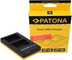 Patona Incarcator acumulatori PATONA Dual Quick-Charger Sony NP-FW50 NPFW50 cablu USB-C (PT-1964)
