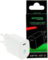 PATONA Incarcator PD 20W 5V 3A 9V 2.22A 12V 1.67A USB-C PD3.0 QC3.0 PATONA Premium, alb (PT-2592)