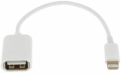 Apple Lightning, USB kábel, (OTG), fehér