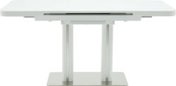 CARVELI Modern Bővíthető Étkezőasztal Szatén Fehér Színben. 120-155x70 cm. Carvelli - Asti (carveli-asti-wt-11005)