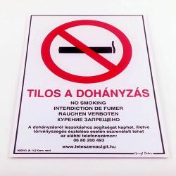 Gungl dekor Piktogram Tilos a dohányzás 25x35 cm (032/7) - fotoland