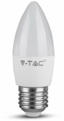 V-TAC Bec E27 4.5W lumânare caldă 3000K 470lm V-TAC