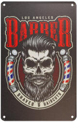 Dekorációs tábla BARBER B017 - dombornyomott fém dekoráció