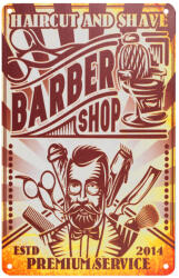 Dekorációs tábla BARBER B073 - Vintage fali tábla szalonba