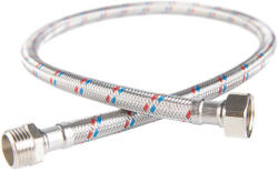 Ferro flexibilis bekötőcső vízre 1/2" x 1/2" külső-belső 40 cm (FE-PWS31)