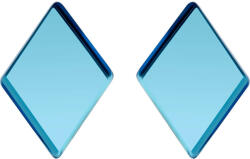 Preciosa Acél fülbevalók kék kristállyal Fragmentum 7375 67