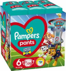 Pampers Pants Paw Patrol 6 XL 14-19 kg 120 db