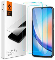 Samsung Spigen "Glas. tR SLIM" Samsung Galaxy A34 Tempered kijelzővédő fólia (2db) (AGL05967) - speedshop