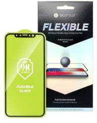 Apple iPhone 12 mini, 5D Full Glue Nano teljes kijelzős üvegfólia, fekete